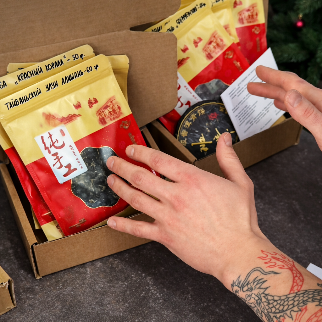 Чайный подарок на Новый год